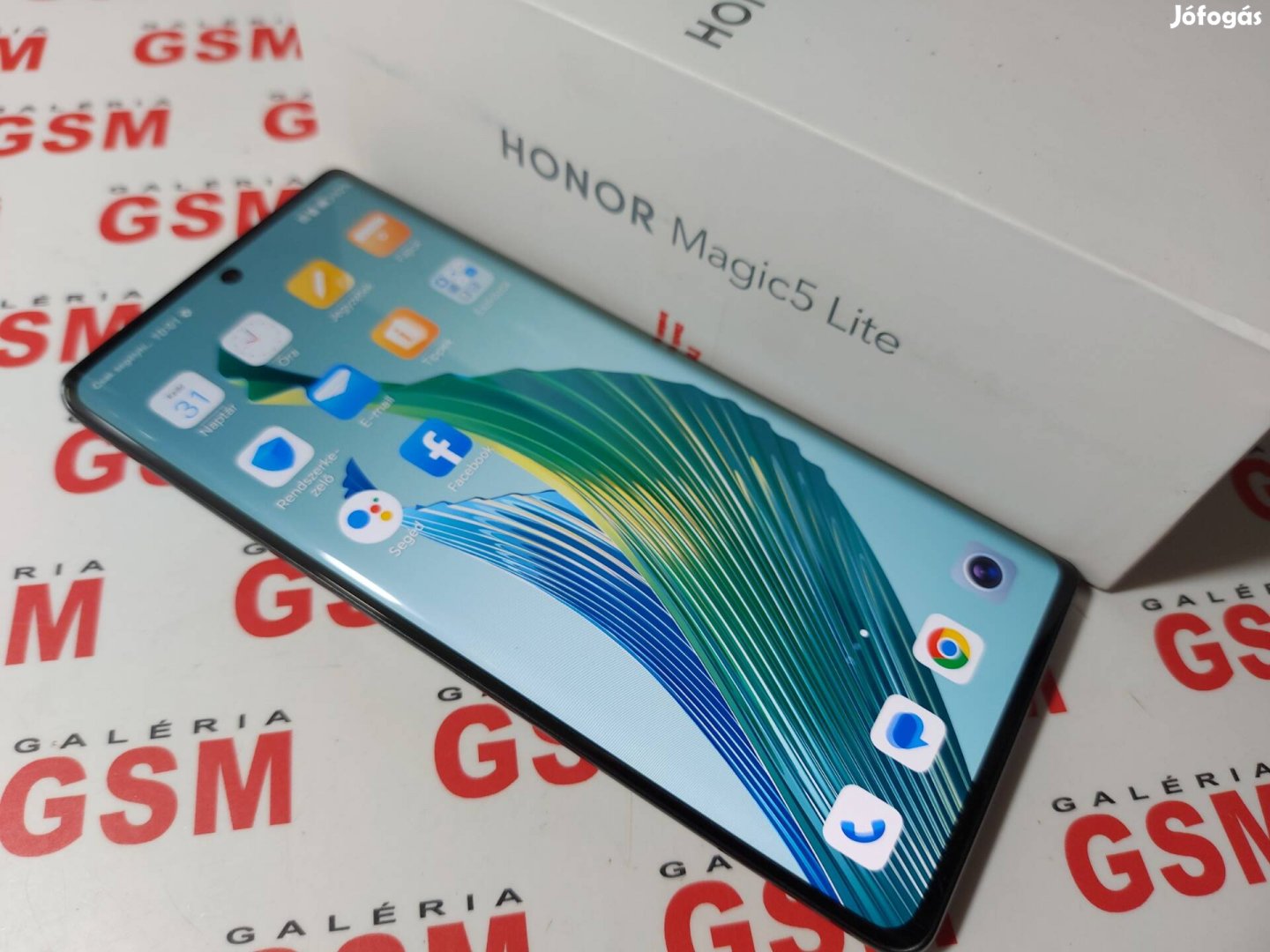 Honor magic 5 lite 128gb újszerű független garanciás 