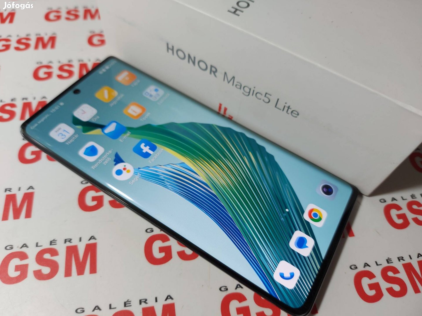 Honor magic 5 lite 128gb újszerű független garanciás 