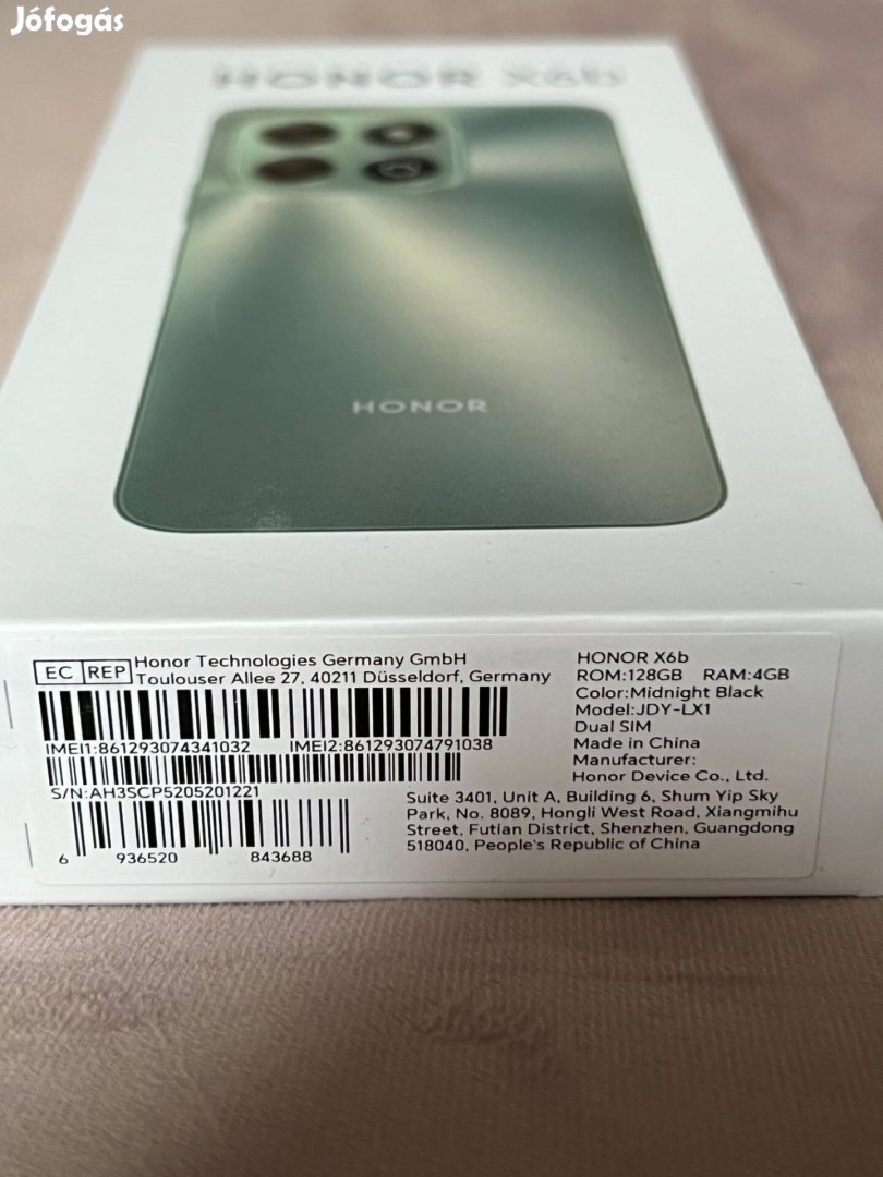 Honor x6b mobiltelefon