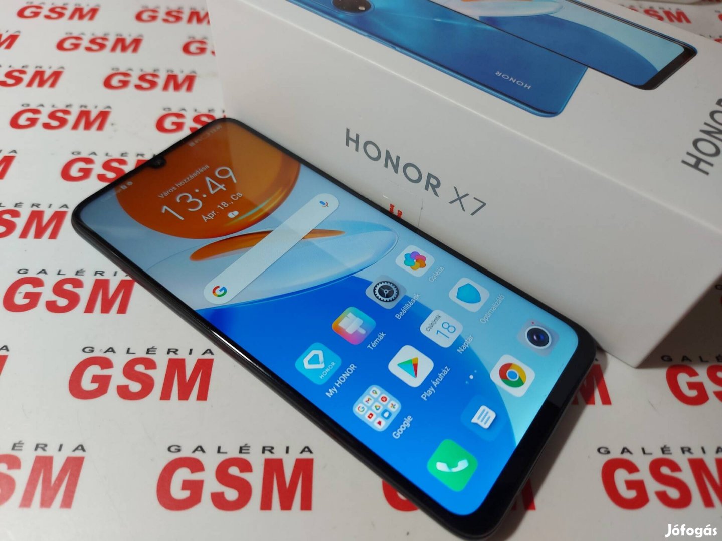 Honor y7 6/128gb újszerű független garanciás 