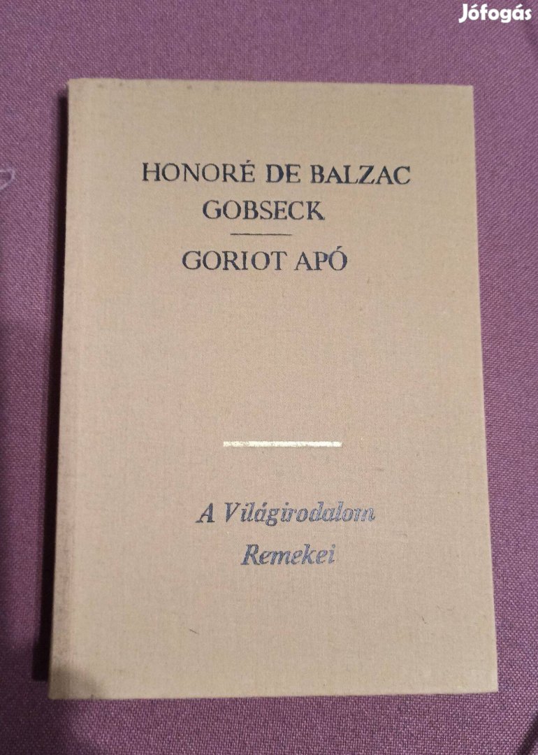 Honoré de Balzac könyvcsomag / 4 db könyv