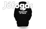 Hoodie Scooter-Attack fekete XXL