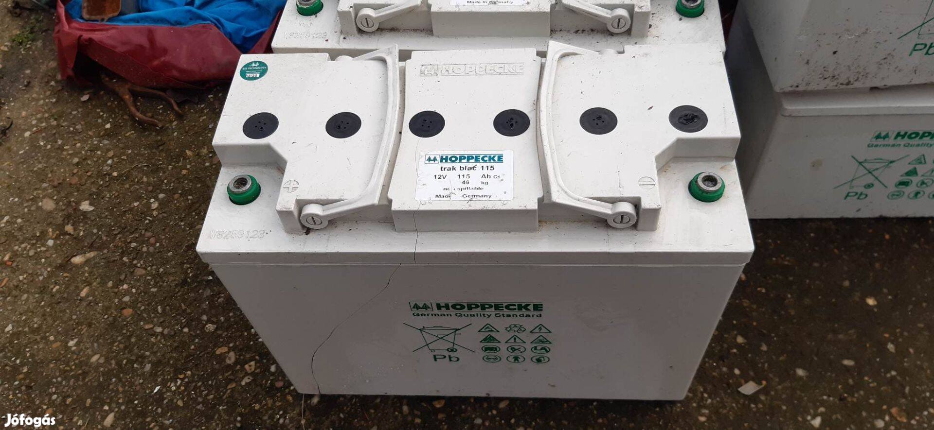 Hoppecke munka akkumulátor akku 12v 60 Ah