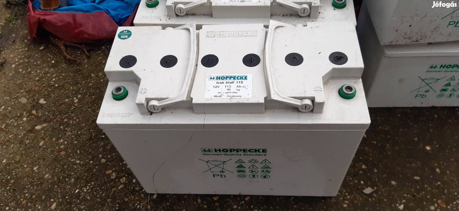 Hoppecke munka akkumulátor akku 12v 60 Ah