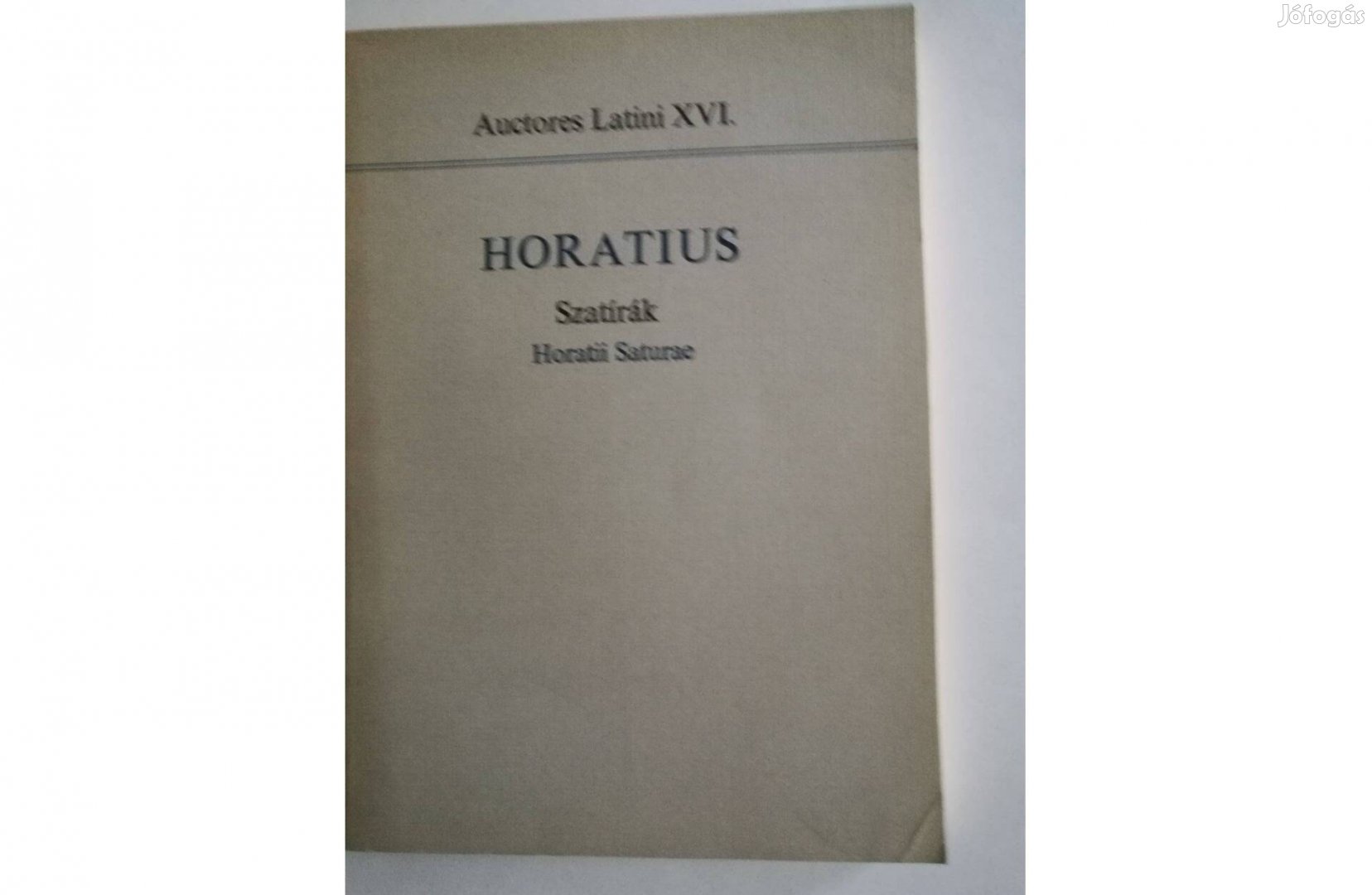 Horatius - Szatírák