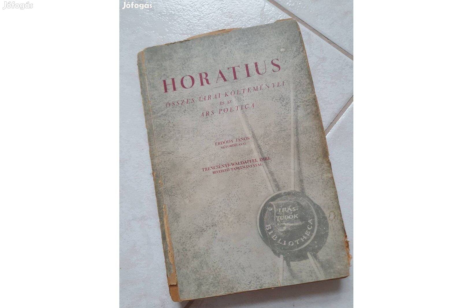 Horatius összes lírai költeményei és ars poetica 1946