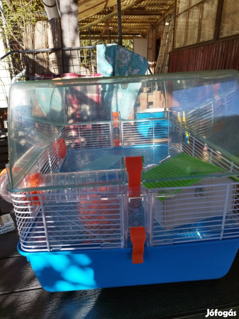 Hörcsög ketrec 2 szintes