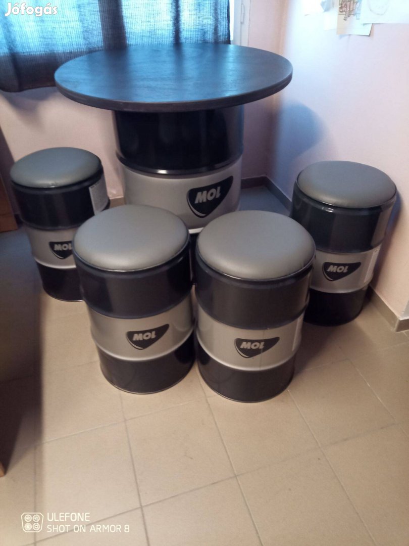 Hordó bútor eladó