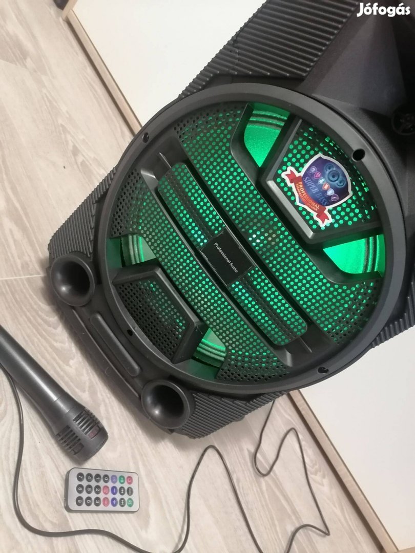 Hordozható Bőröndös 1500W Multimédia Lejátszó, Karaoke-S Party Box