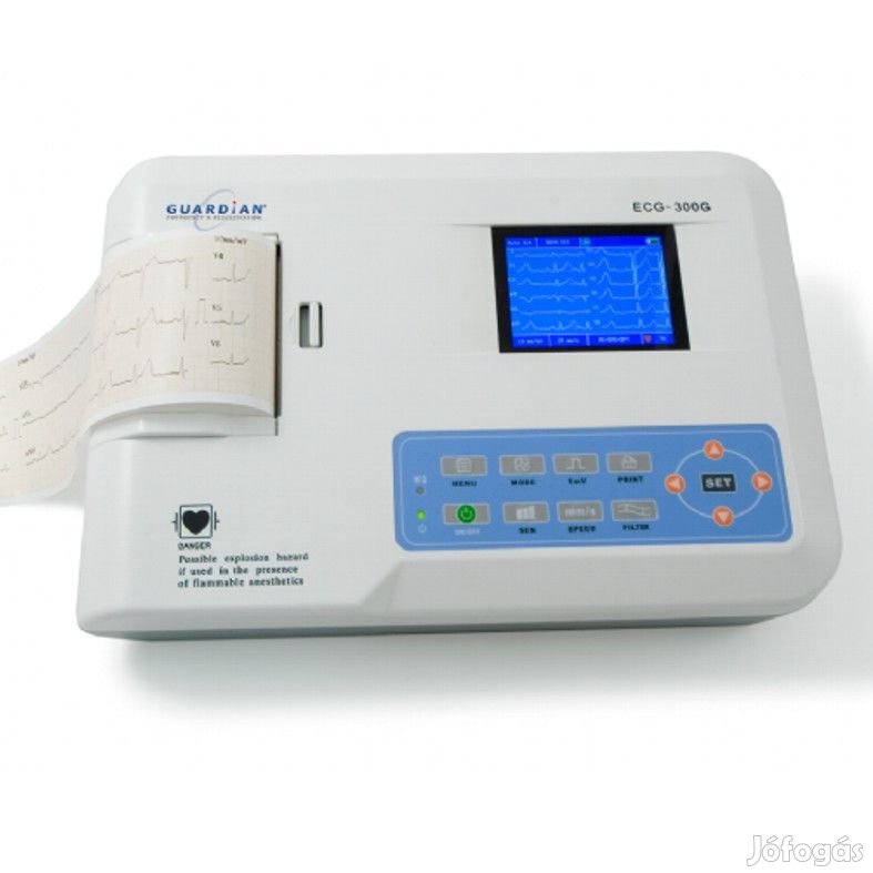 Hordozható EKG készülék CONTEC CMS 300GA 3 csatornás
