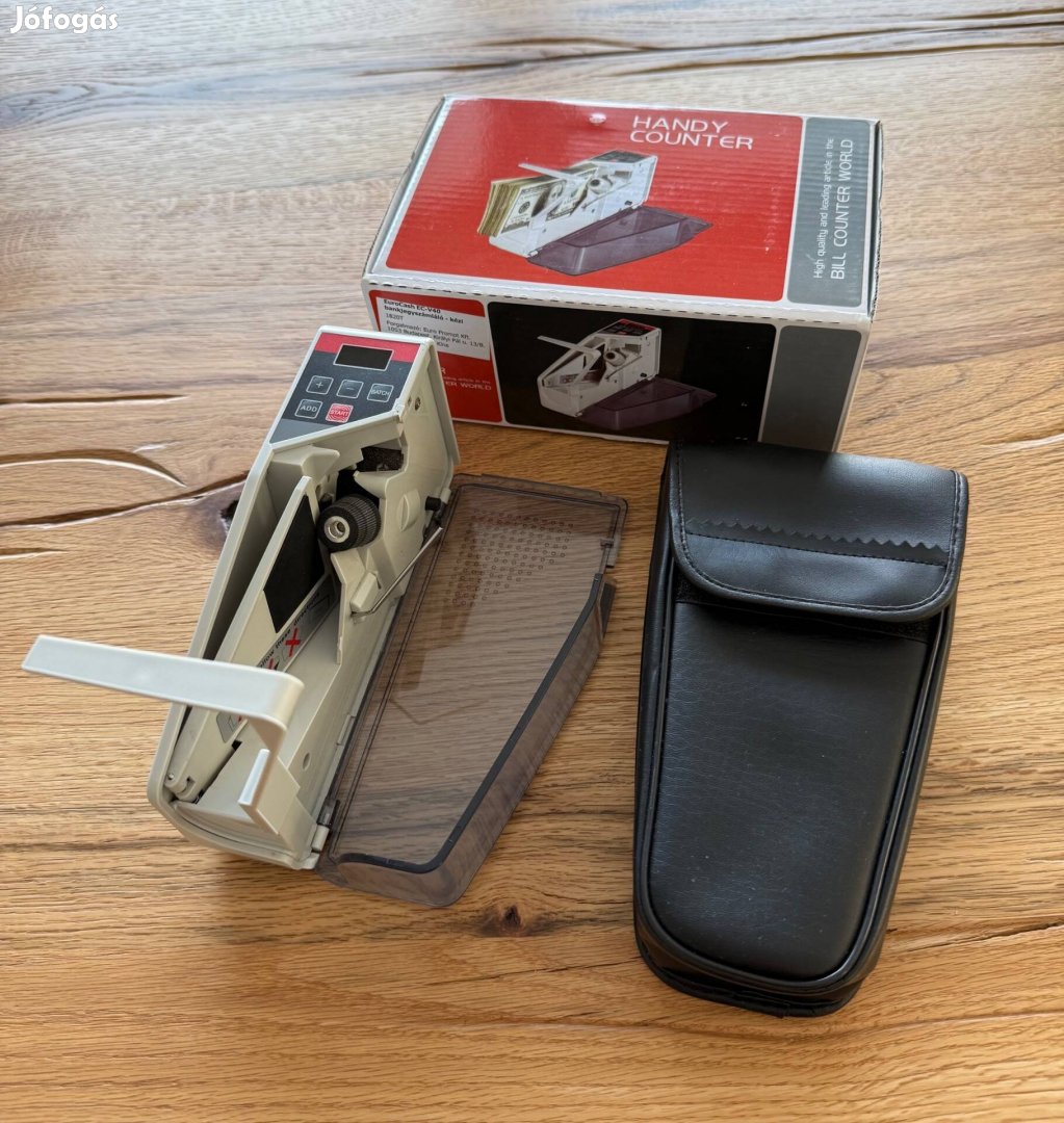 Hordozható bankjegyszámláló pénzszámláló