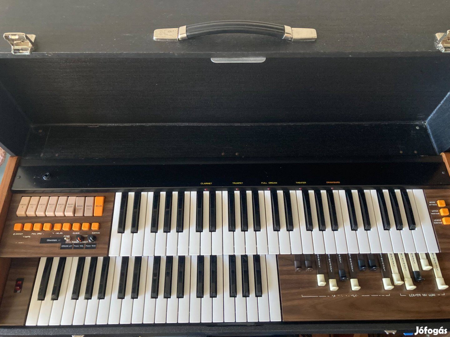 Hordozható húzóregiszter 2manuálos Elka X55 elektromos