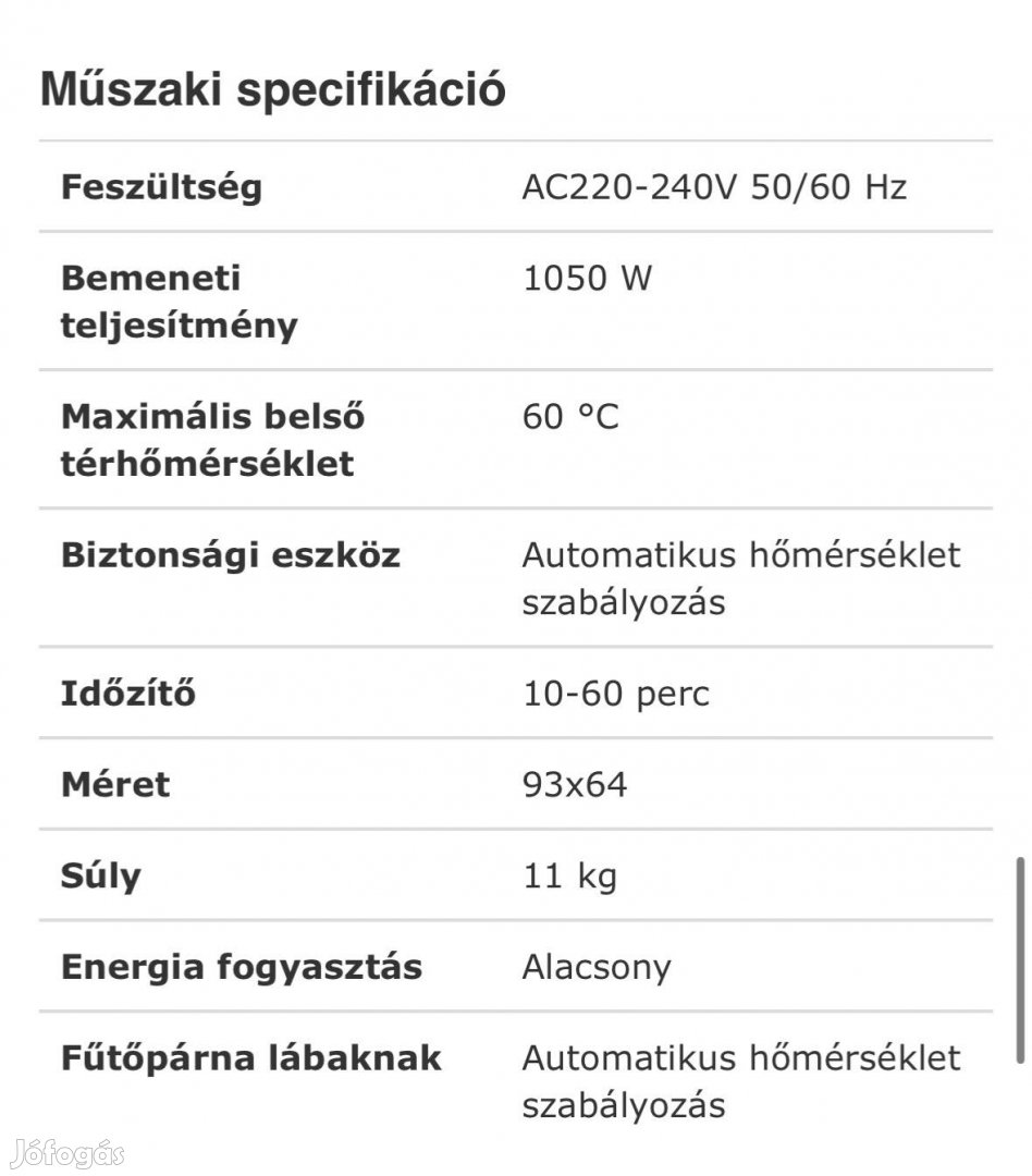 Hordozható infra szauna!