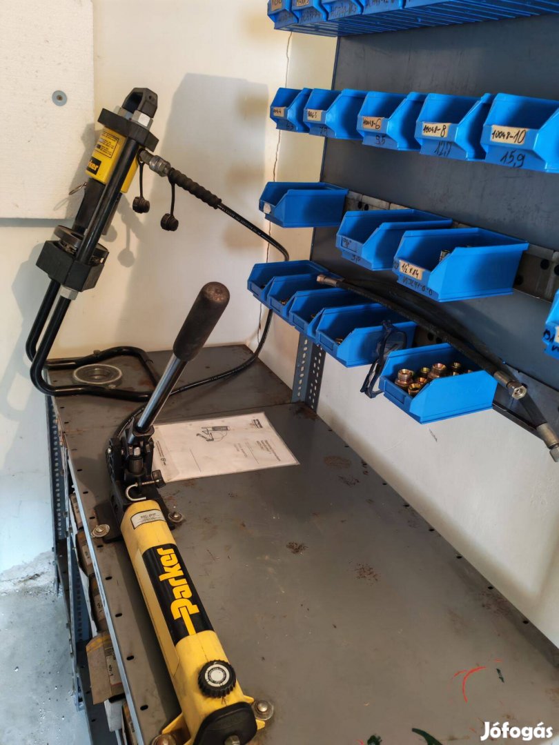 Hordozható kézi hidraulika tömlő préselő eladó