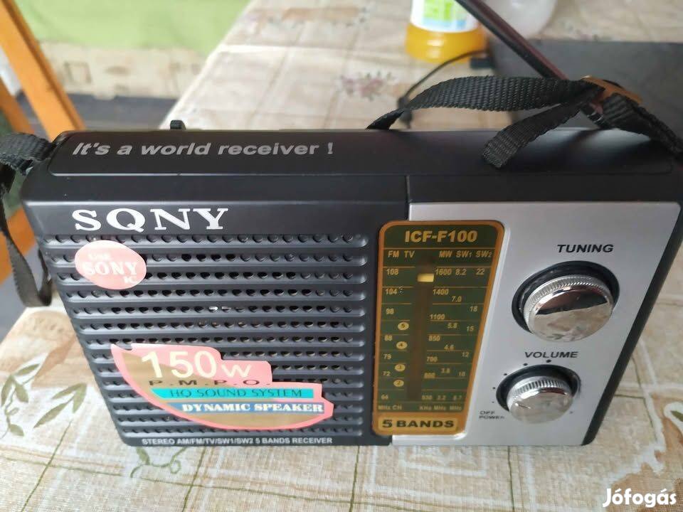 Hordozható rádió Sqny