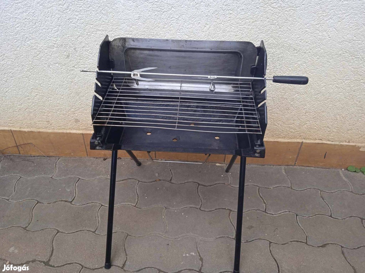 Hordozható vas grill eladó