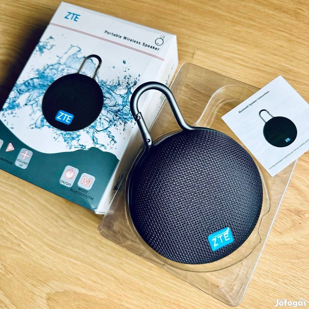 Hordozható vízálló zte bluetooth hangszóró nagyon olcsón eladó