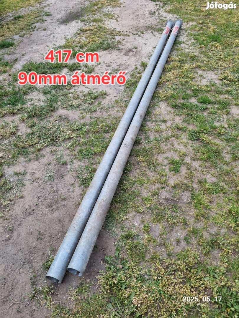 Horganyzott acélcső