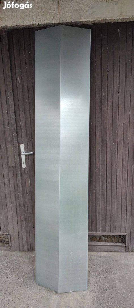 Horganyzott hajlatbádog, vápa 23cmx23cm, 2m