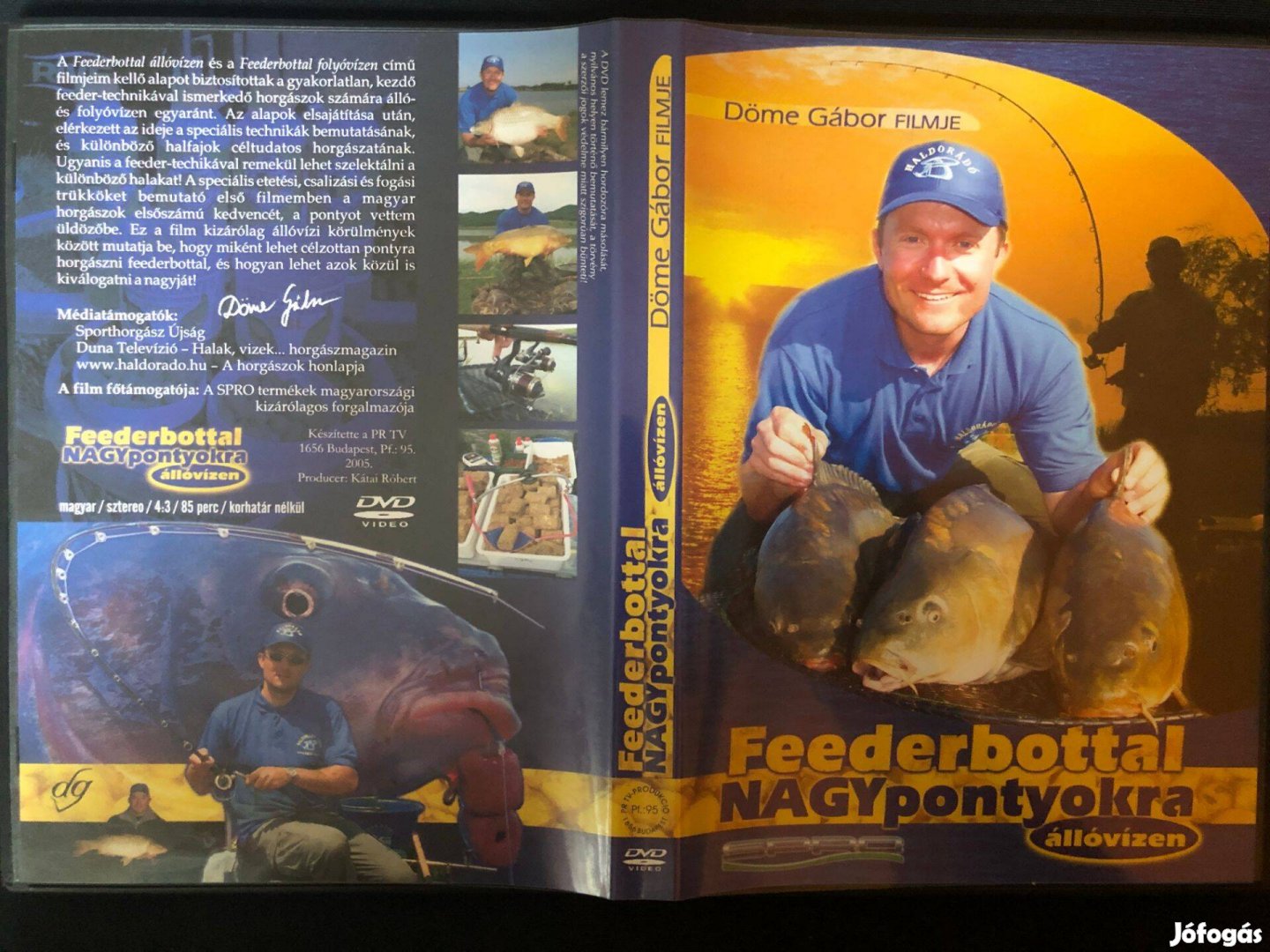 Horgász - Döme Gábor Feederbottal Nagypontyokra állóvízen DVD