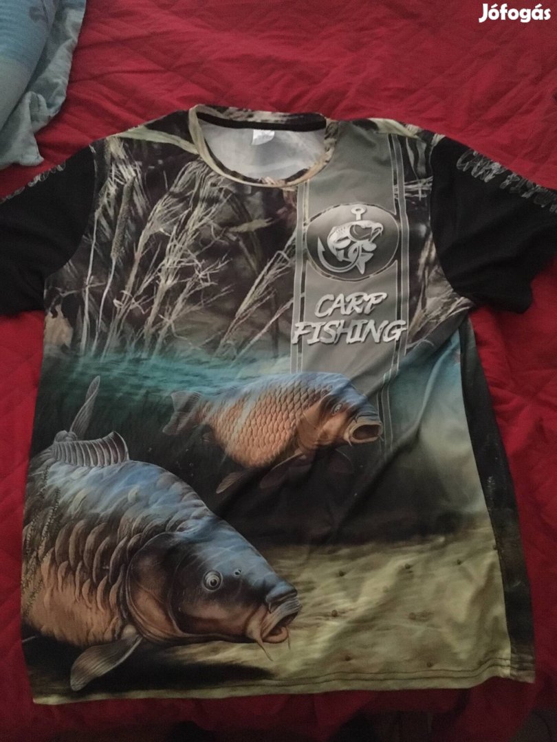 Horgász póló ponty carp fishing 3D