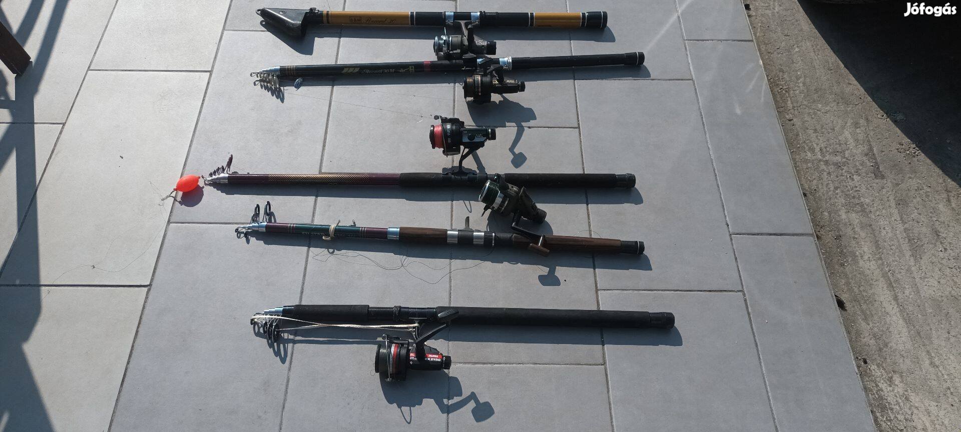 Horgászbot és orsó eladó Dam és silstar