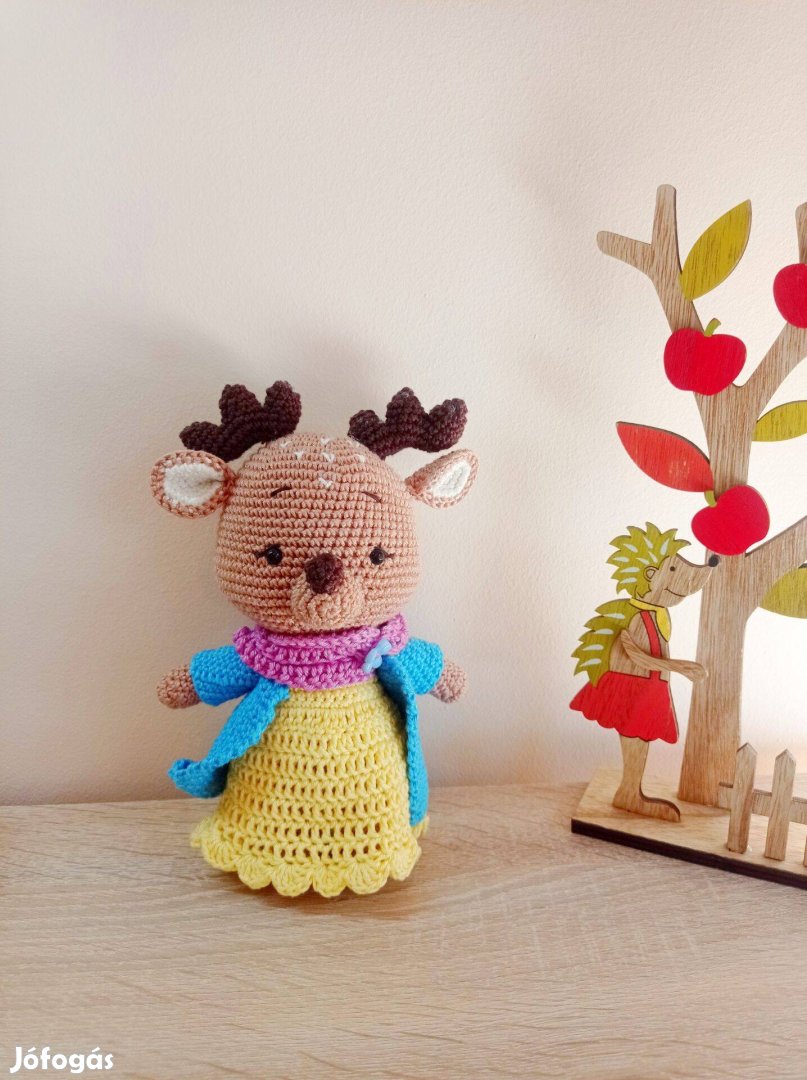 Horgolt állatka figura, amigurumi