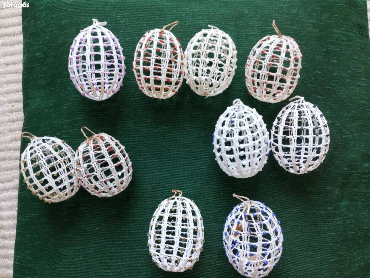 Horgolt husvéti tojások