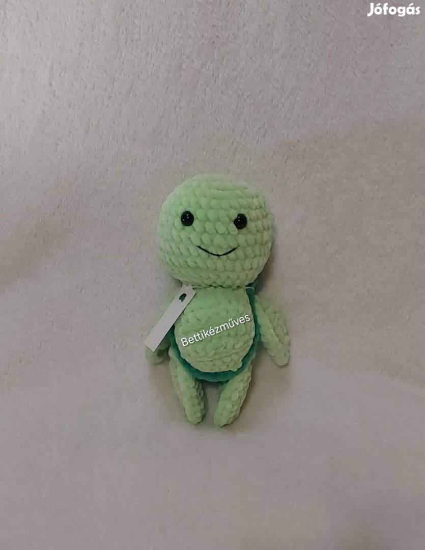 Horgolt plüss teknős