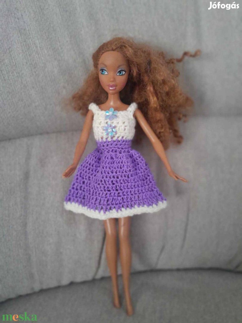 Horgolt ruha (2). Új. Barbie típusú babákra. Kézműves termék