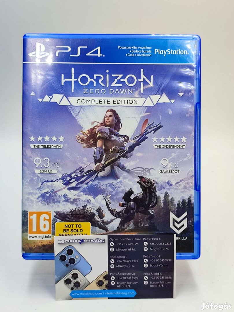 Horizon Zero Dawn PS4 Garanciával #konzl0086