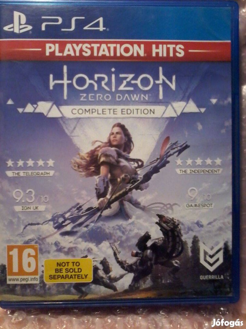 Horizon Zero Dawn(complete edition)PS 4 játék eladó.(nem postázom)