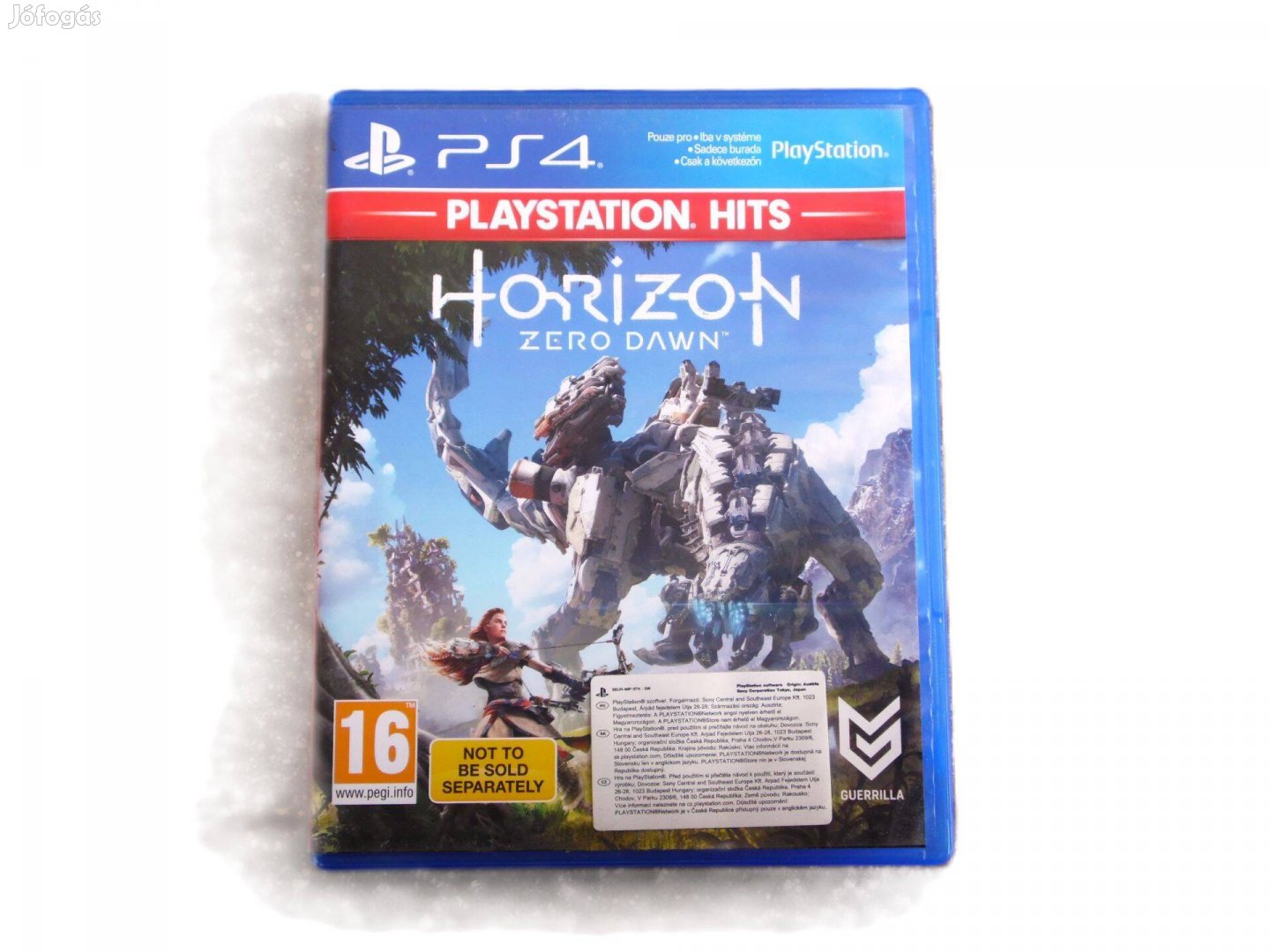 Horizon Zero Dawn eredeti PS4 játék, tokjában, karcmentesen eladó