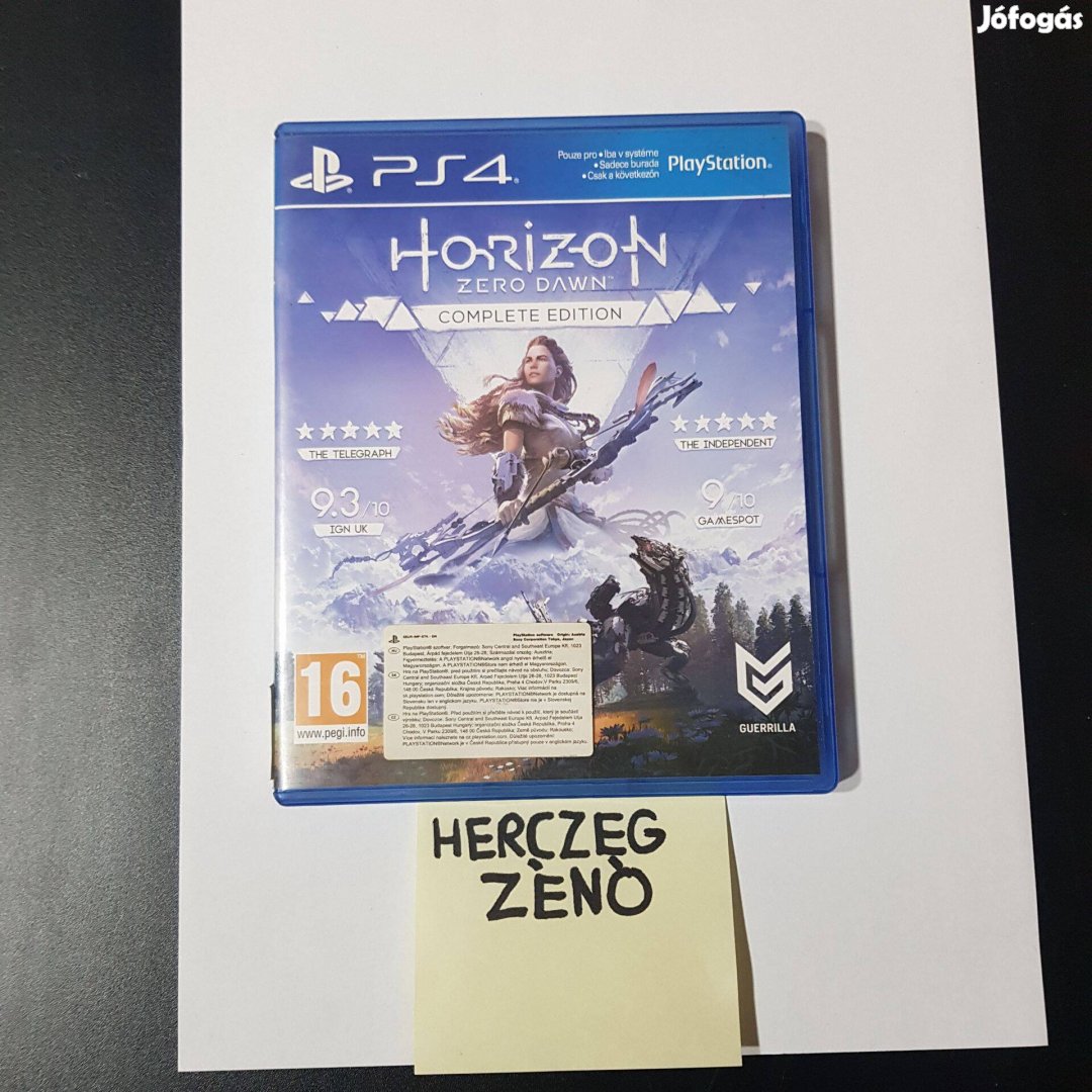 Horizon zero dawn ce ps4