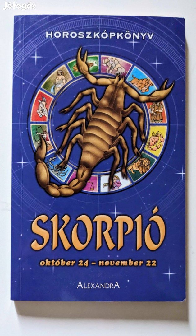 Horoszkópkönyv Skorpió - 1db - Új Hibátlan!