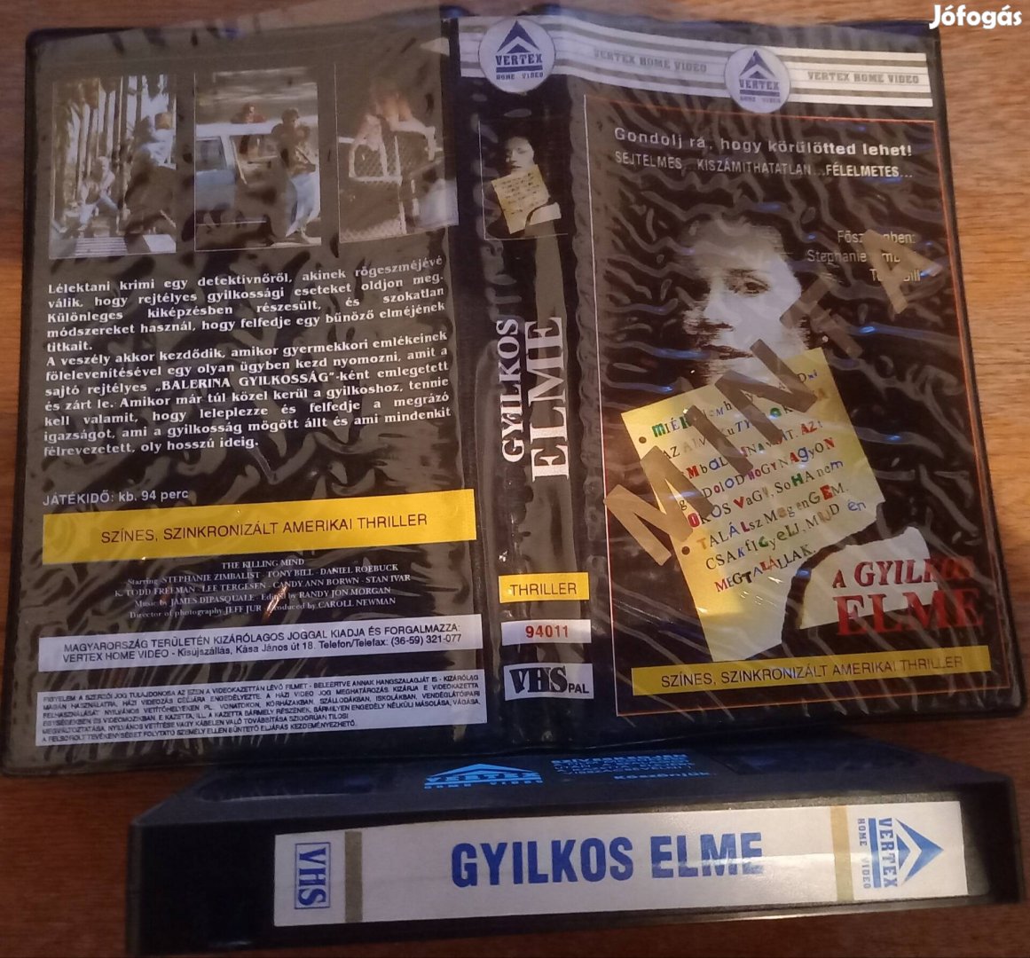 Horror vhs filmek