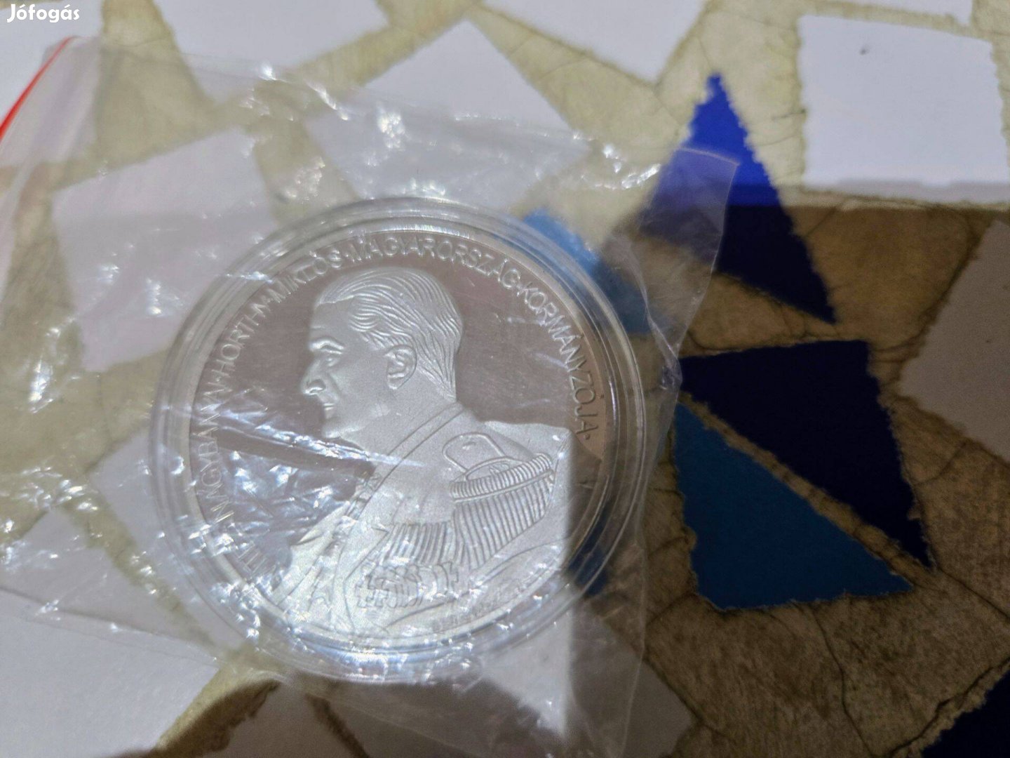 Horthy Miklós kormányzót ábrázoló emlékérem