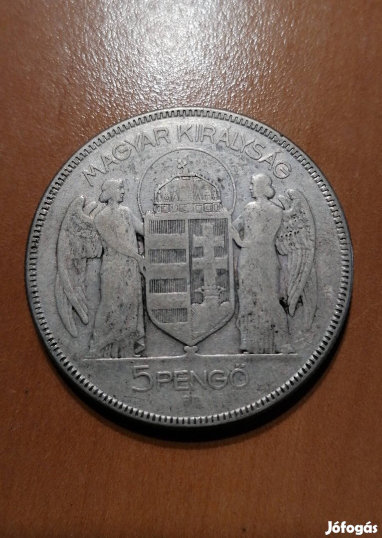 Horthy ezüst 5 pengő