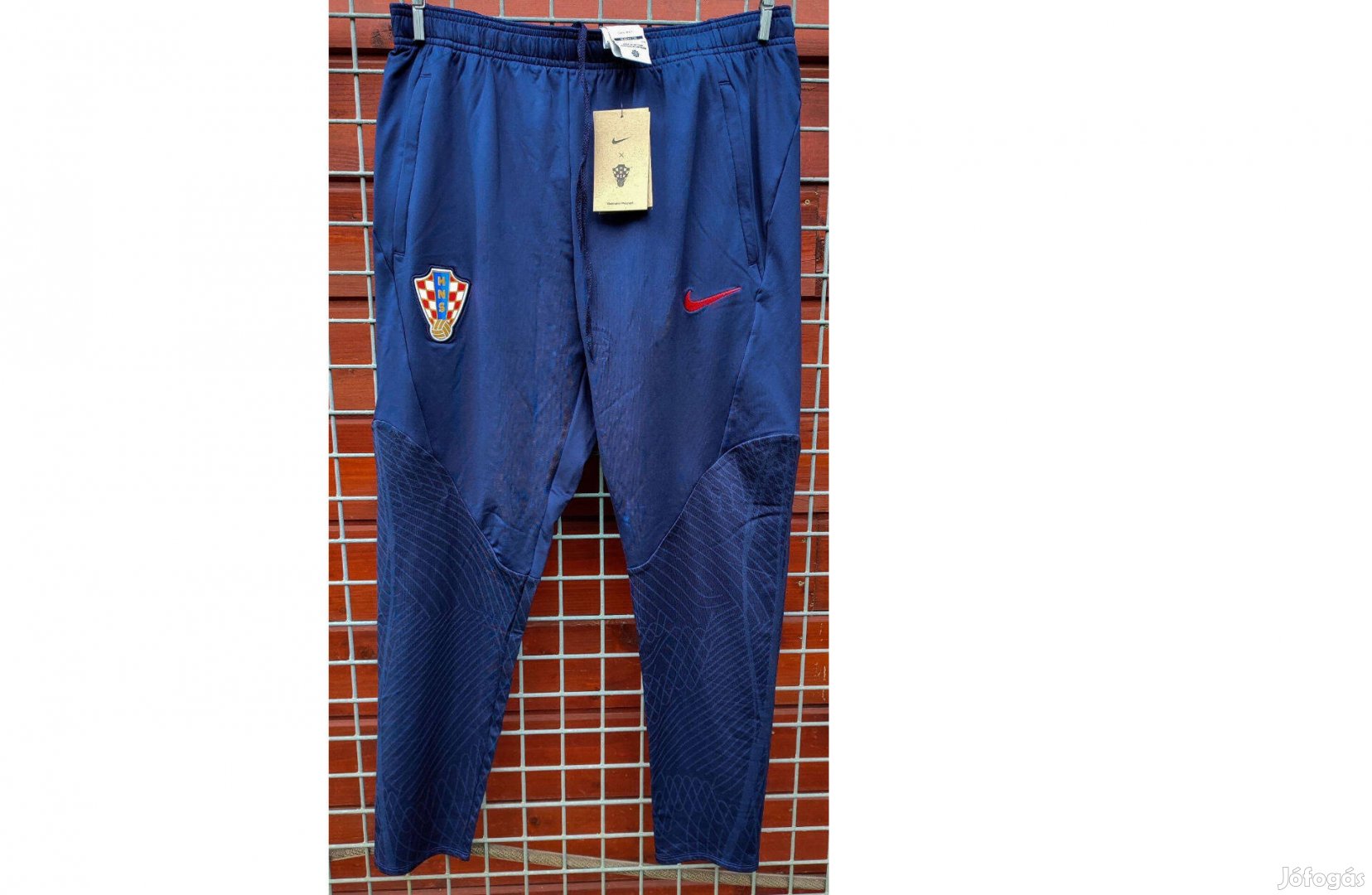 Horvát válogatott kék eredeti Nike hosszú nadrág (XL)