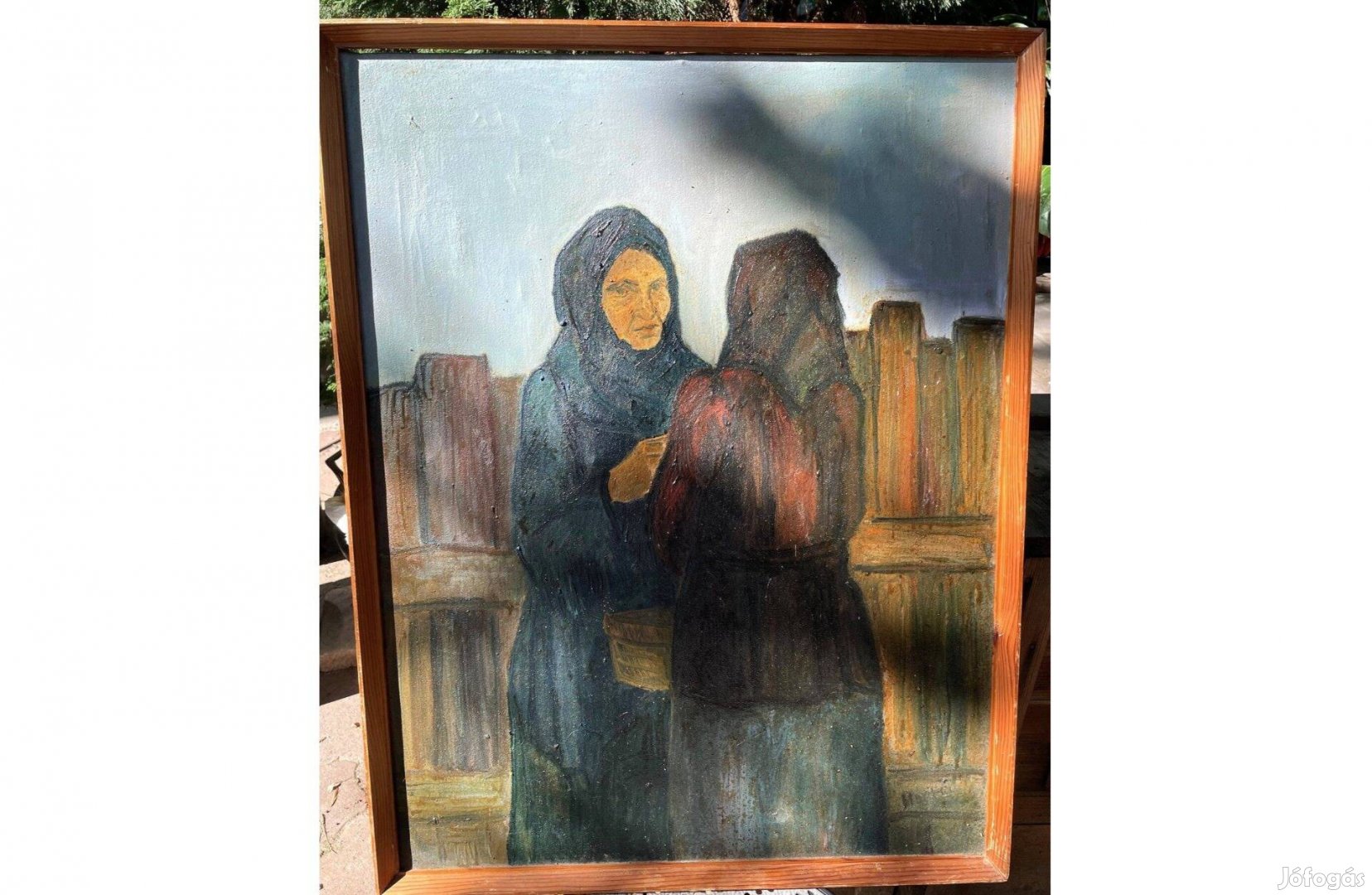 Horváth János orosházi festőművész Hallotta? című olaj