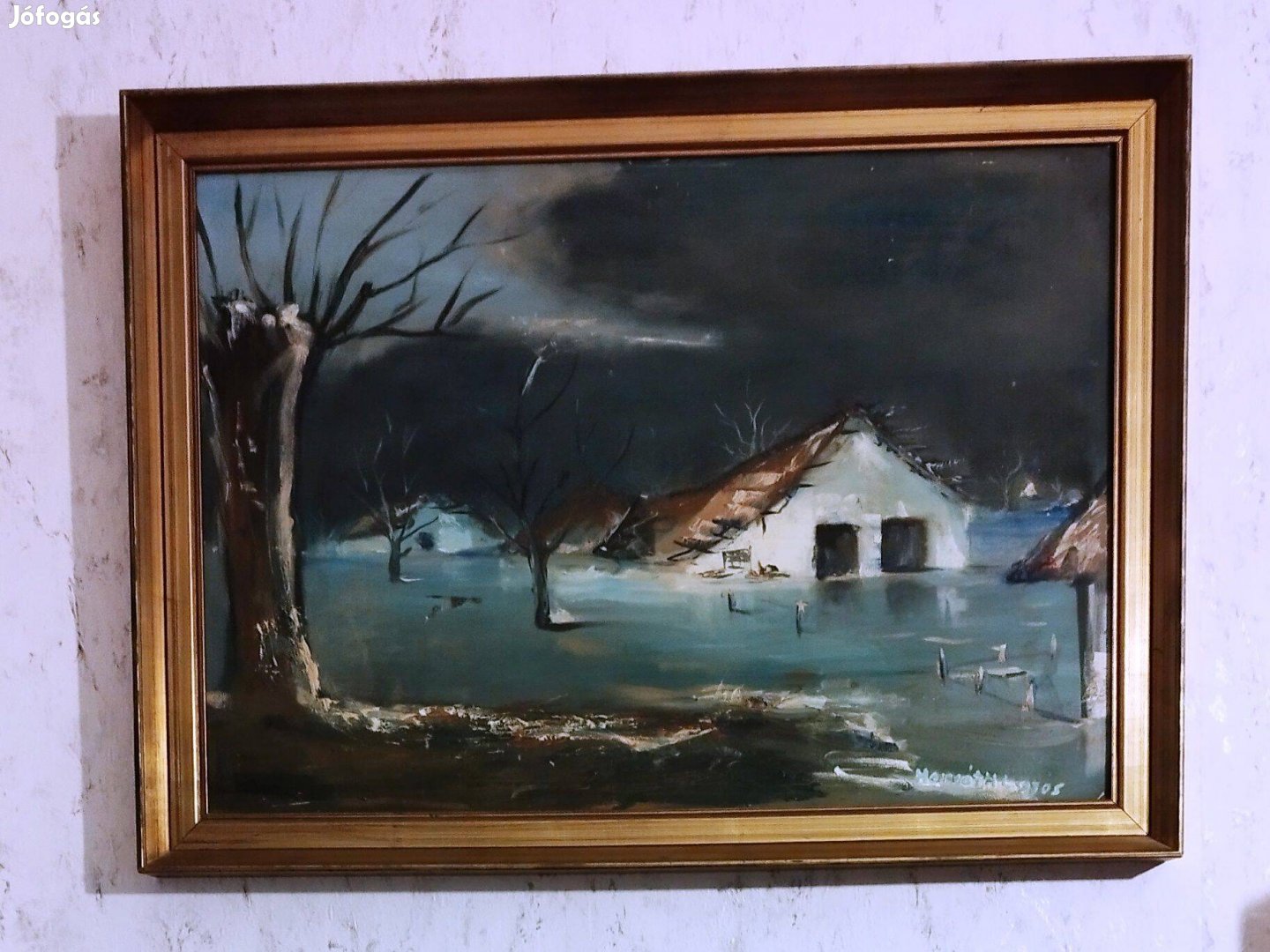 Horváth Lajos festmény, Árvíz