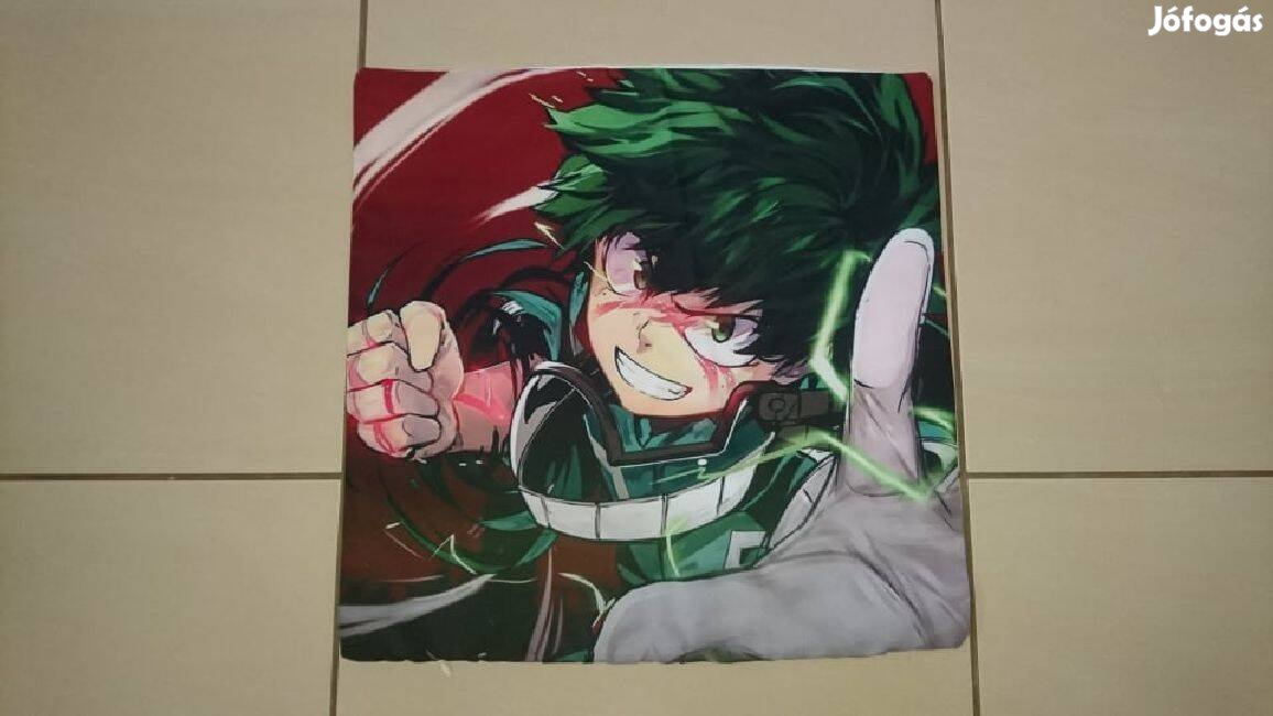 Hősakadémia párnahuzat Boku no Hero Academia Midoriya Izuku Deku Új