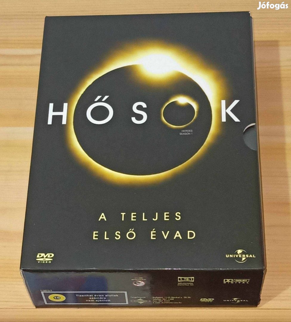 Hősök sorozat 1 évad dvd