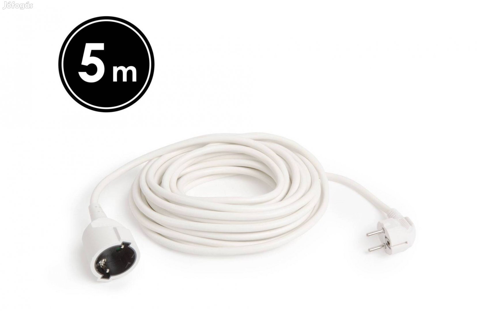 Hosszabbító kábel lengő hosszabbító 5 m 3x1,5mm2 250V fehér