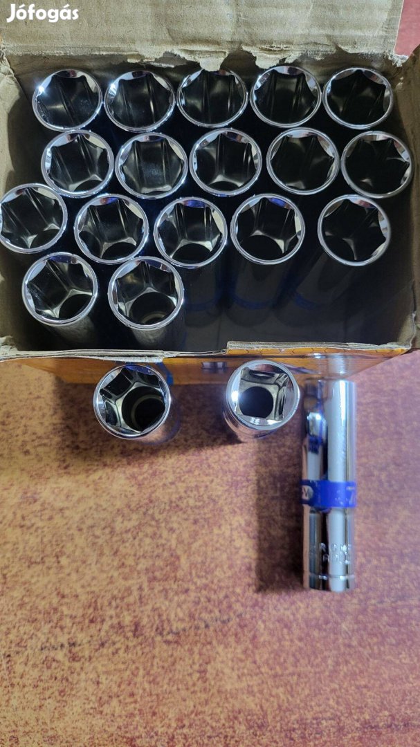Hosszított hatszög dugókulcs 16mm / 77mm 1/2"