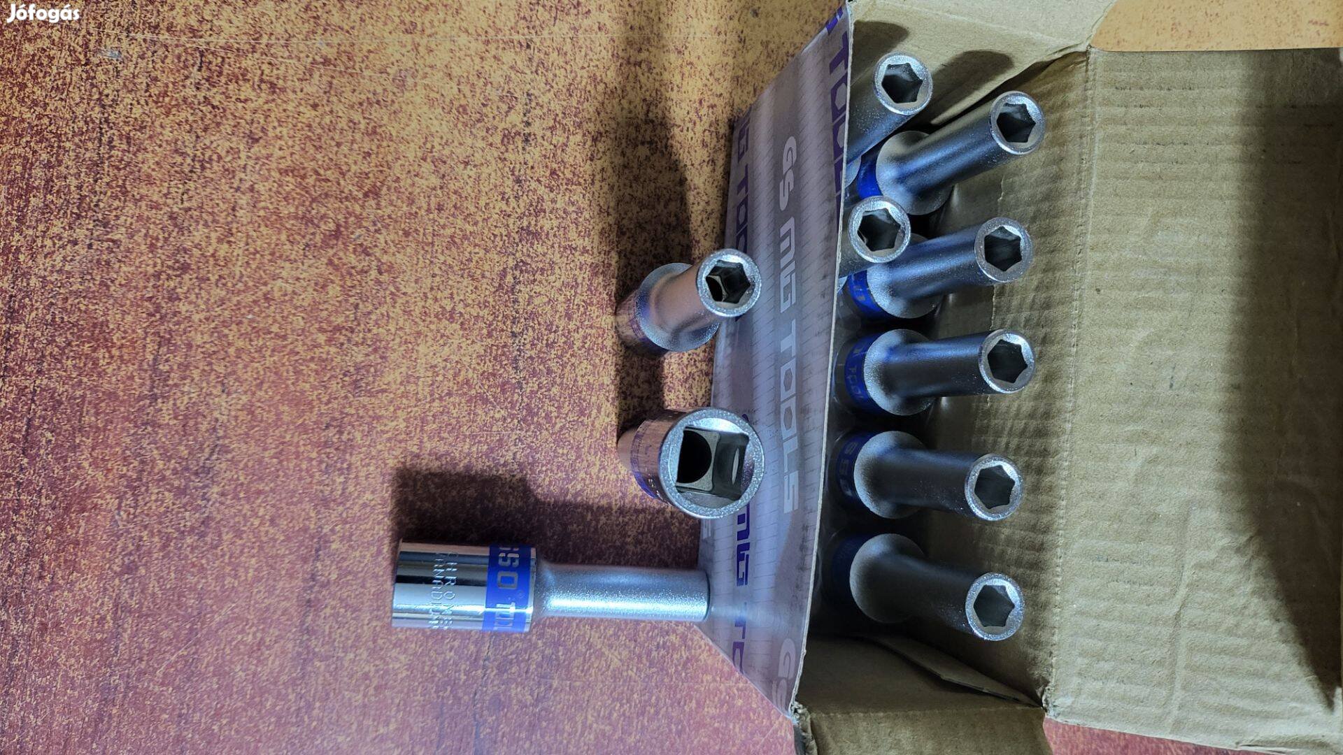Hosszított hatszög dugókulcs 8mm / 77mm 1/2"