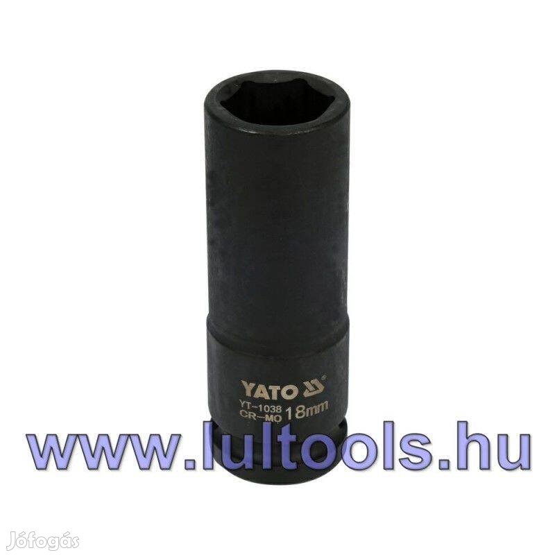 Hosszú gépi dugókulcs 1/2" 18 mm Yato