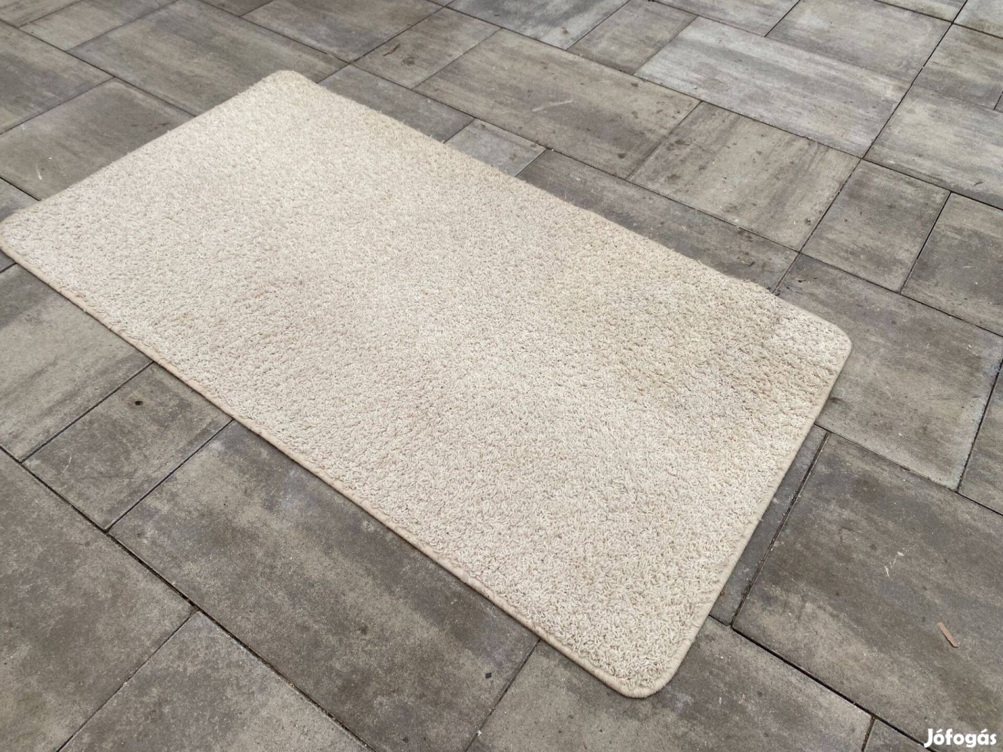 Hosszú szálú shaggy szőnyeg Krém, Bézs, Drapp 80 x 150 cm