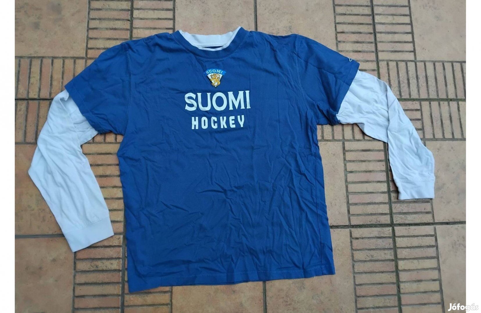 Hosszú ujjú finn hoki pulóver M