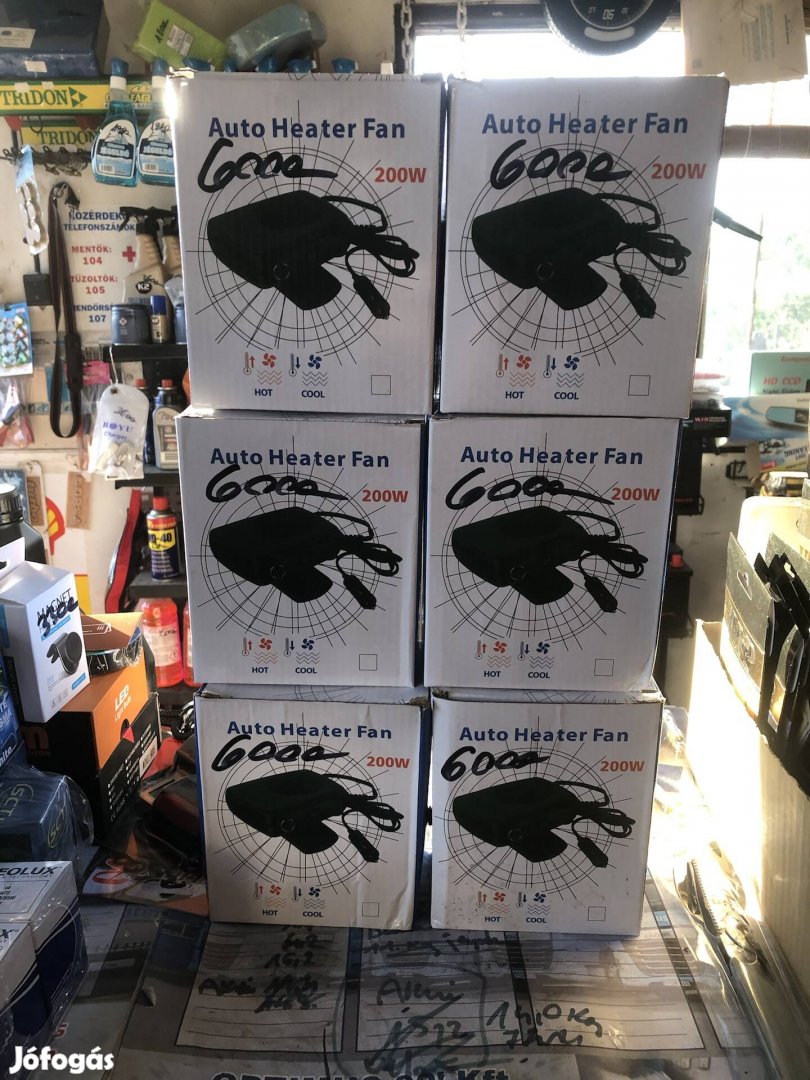 Hősugarzó 12v 200wos autós